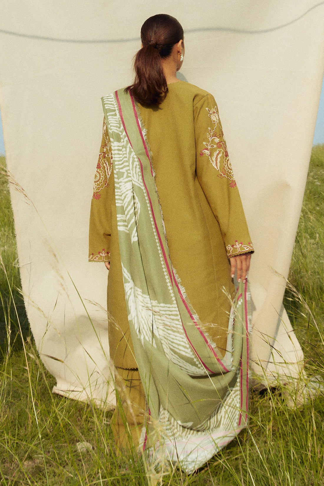Zara Shahjahan | Coco Winter 24 | Peridot-5A by Zara Shahjahan - Designer Dress - Type: Ladies Clothes - Available at Libayah - 100% Original