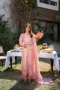 Wahaj M Khan | Pari Collection | Peach pink Pari Outfit by Wahaj M Khan - Designer Dress  - Type : Ladies Clothes - Available at Libayah - 100% Original 