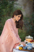 Wahaj M Khan | Pari Collection | Peach pink Pari Outfit by Wahaj M Khan - Designer Dress  - Type : Ladies Clothes - Available at Libayah - 100% Original 