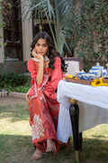 Wahaj M Khan | Pari Collection | Rust Maroon Kaftan Pari Outfit by Wahaj M Khan - Designer Dress  - Type : Ladies Clothes - Available at Libayah - 100% Original 