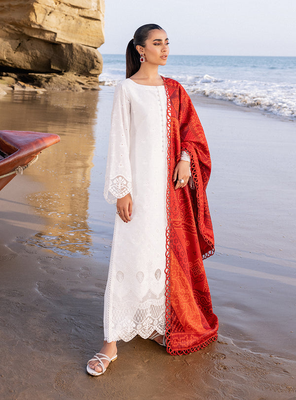 Zainab chottani | Luxury Chikankari 24 | CHUNARI - 3A by Zainab Chottani - Designer Dress - Type: Ladies Clothes - Available at Libayah - 100% Original