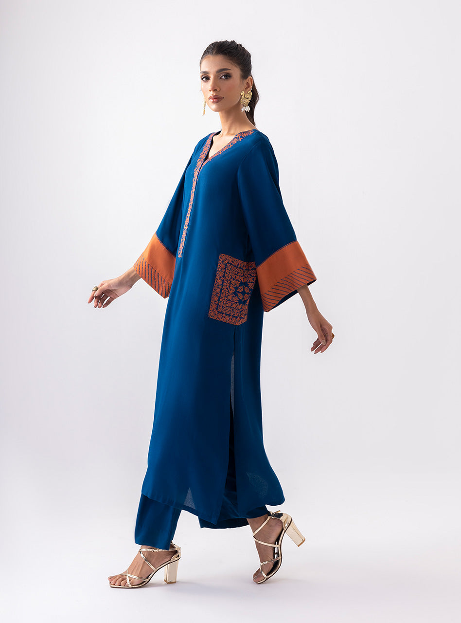 Zainab Chottani | Aara Casual Pret |  Electric Sapphire by Zainab Chottani - Designer Dress - Type: Ladies Clothes - Available at Libayah - 100% Original