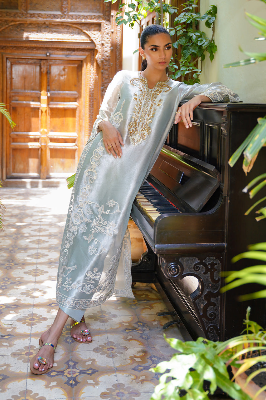 Sania Maskatiya | Inaya Formals | Zamin by Sania Maskatiya - Designer Dress - Type: Ladies Clothes - Available at Libayah - 100% Original