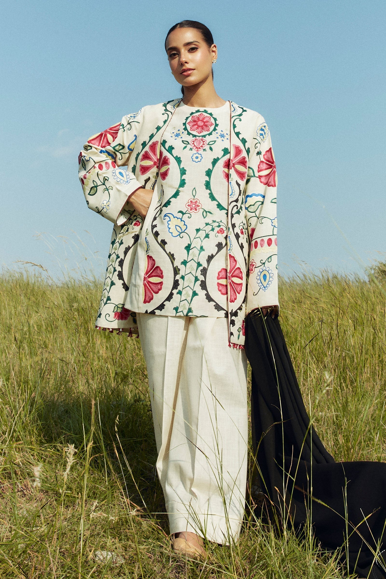 Zara Shahjahan | Coco Winter 24 | Moonstone-1A by Zara Shahjahan - Designer Dress - Type: Ladies Clothes - Available at Libayah - 100% Original