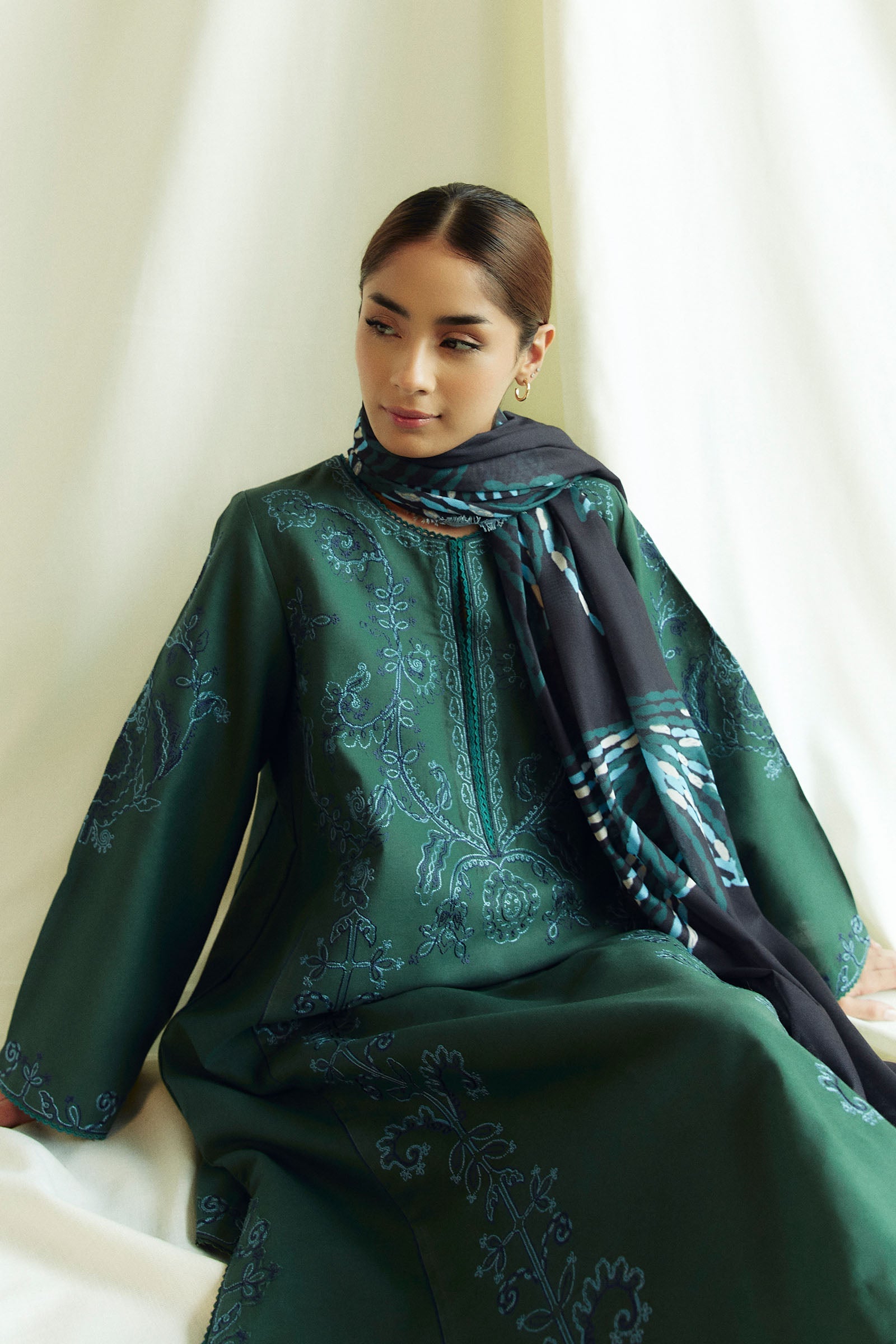 Zara Shahjahan | Coco Winter 24 | Peridot-5B by Zara Shahjahan - Designer Dress - Type: Ladies Clothes - Available at Libayah - 100% Original