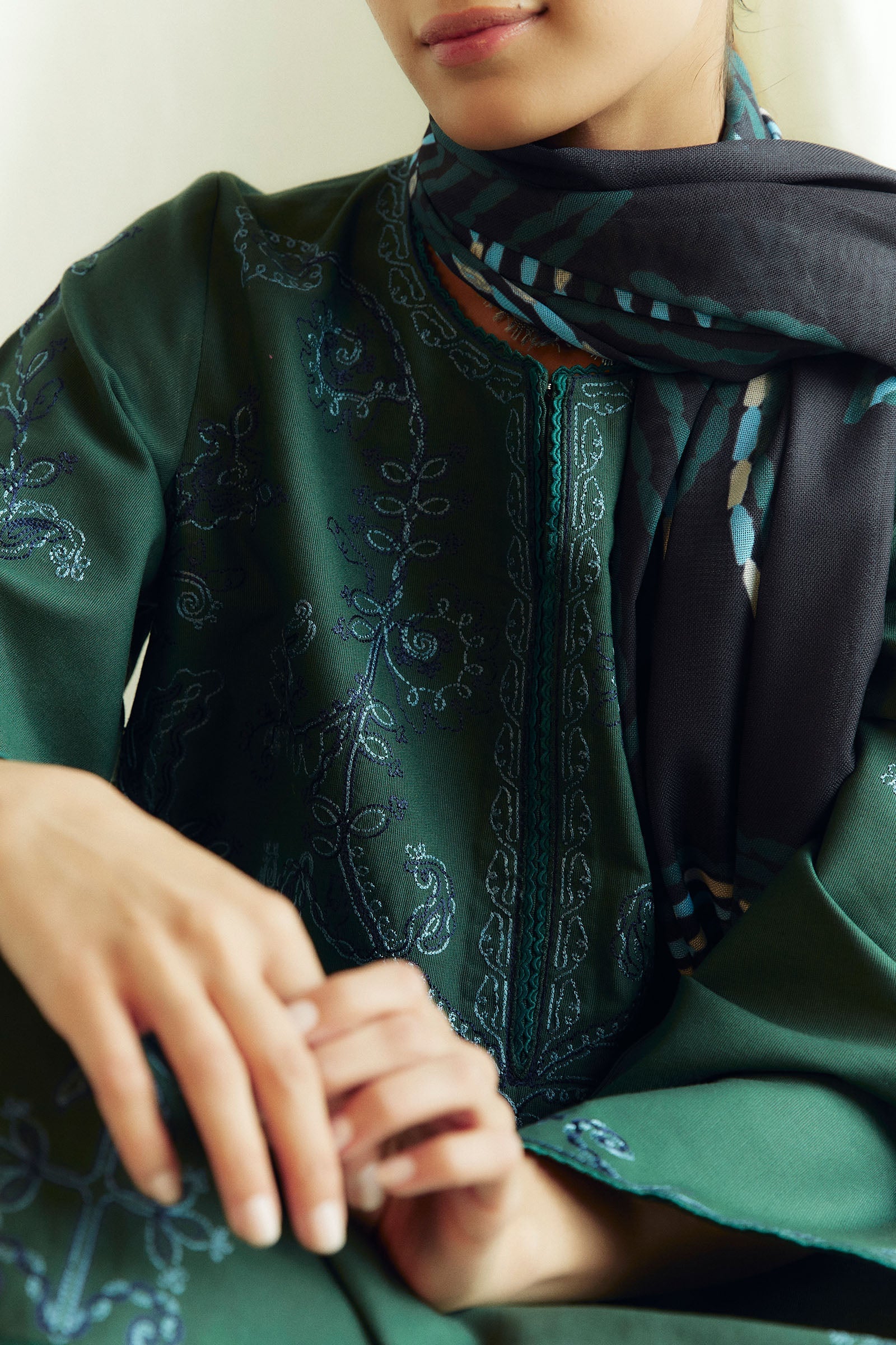 Zara Shahjahan | Coco Winter 24 | Peridot-5B by Zara Shahjahan - Designer Dress - Type: Ladies Clothes - Available at Libayah - 100% Original