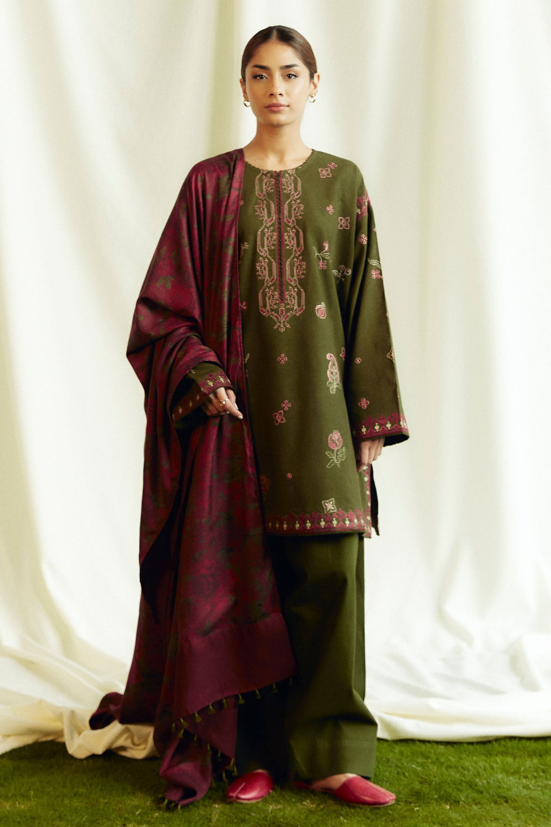 Zara Shahjahan | Coco Winter 24 | Amethyst-8B by Zara Shahjahan - Designer Dress - Type: Ladies Clothes - Available at Libayah - 100% Original