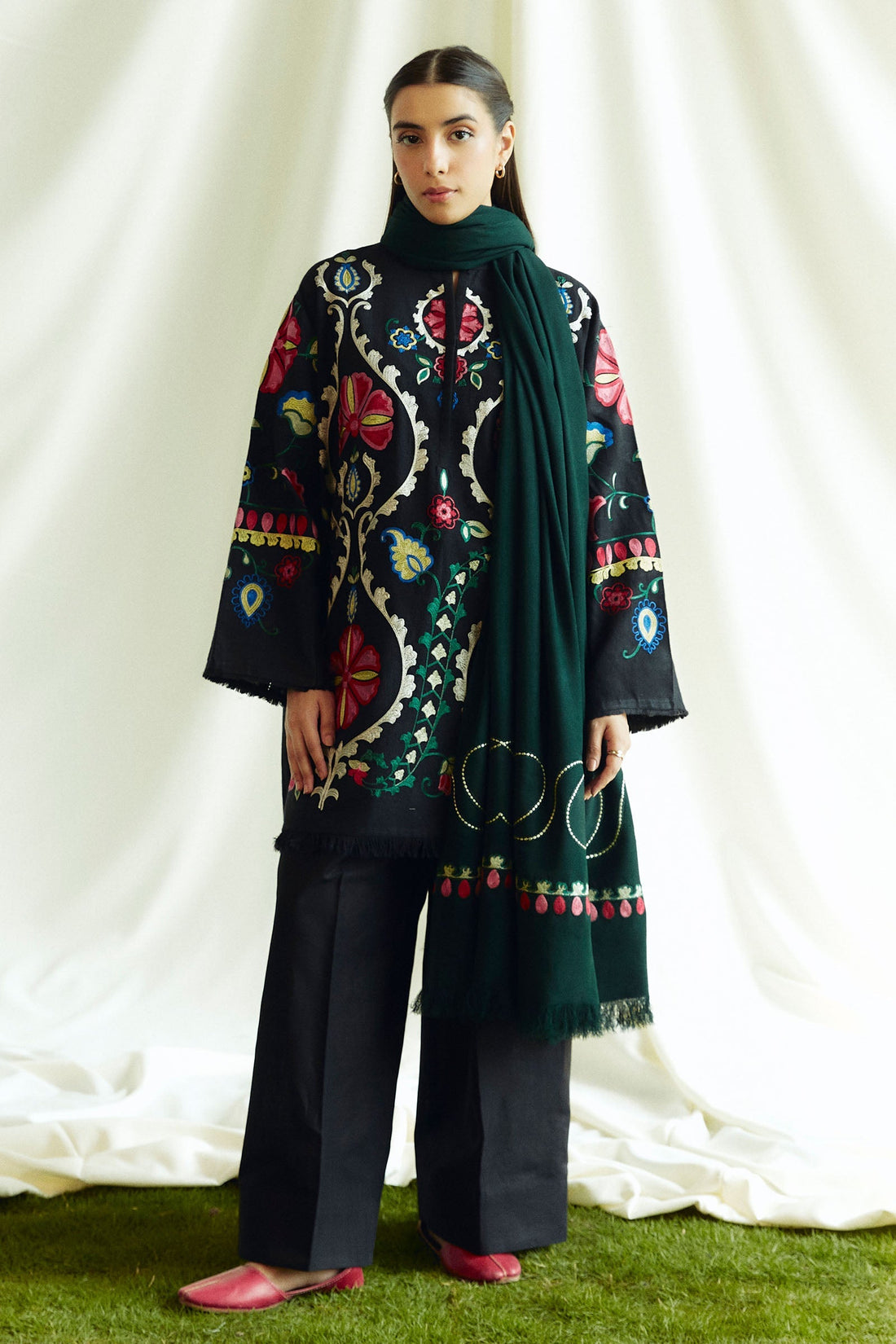 Zara Shahjahan | Coco Winter 24 | Moonstone-1B by Zara Shahjahan - Designer Dress - Type: Ladies Clothes - Available at Libayah - 100% Original
