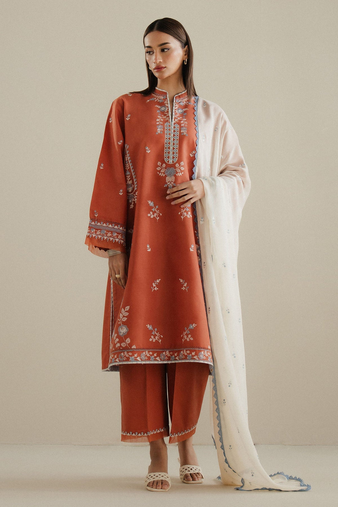 Zara Shahjahan | Pret Wear | CR25P0101 by Zara Shahjahan - Designer Dress - Type: Ladies Clothes - Available at Libayah - 100% Original