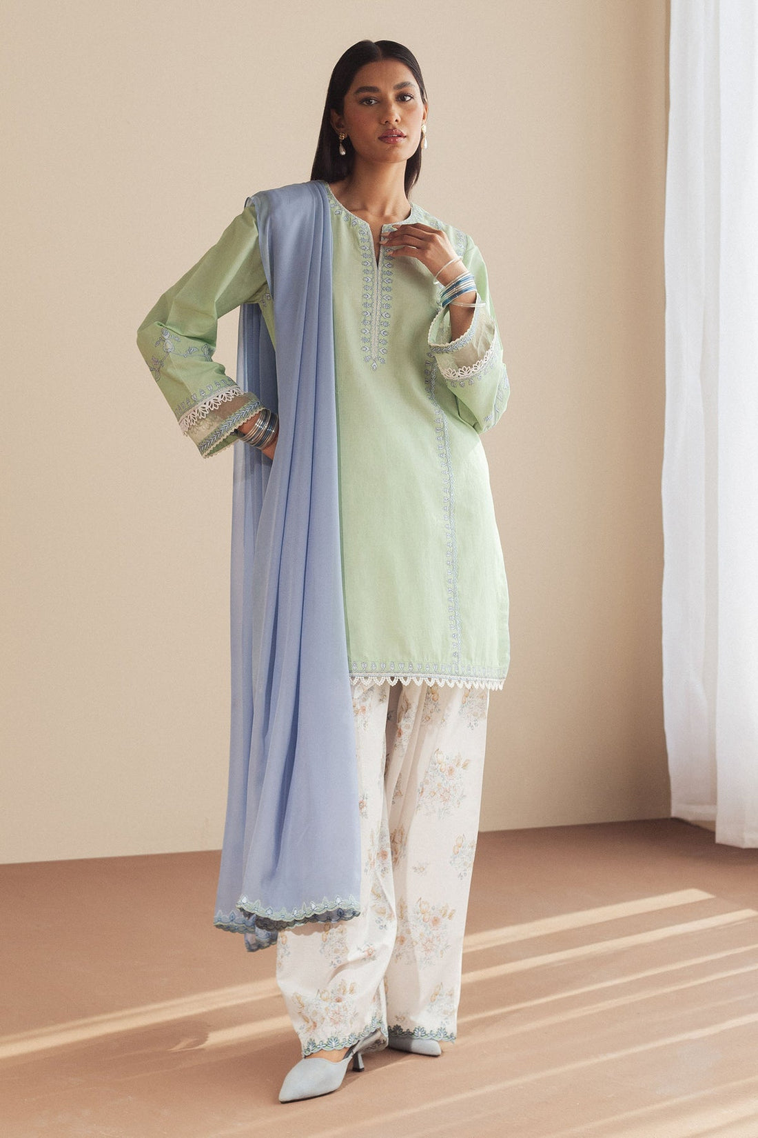 Zara Shahjahan | Pret Wear | CR25P0110 by Zara Shahjahan - Designer Dress - Type: Ladies Clothes - Available at Libayah - 100% Original