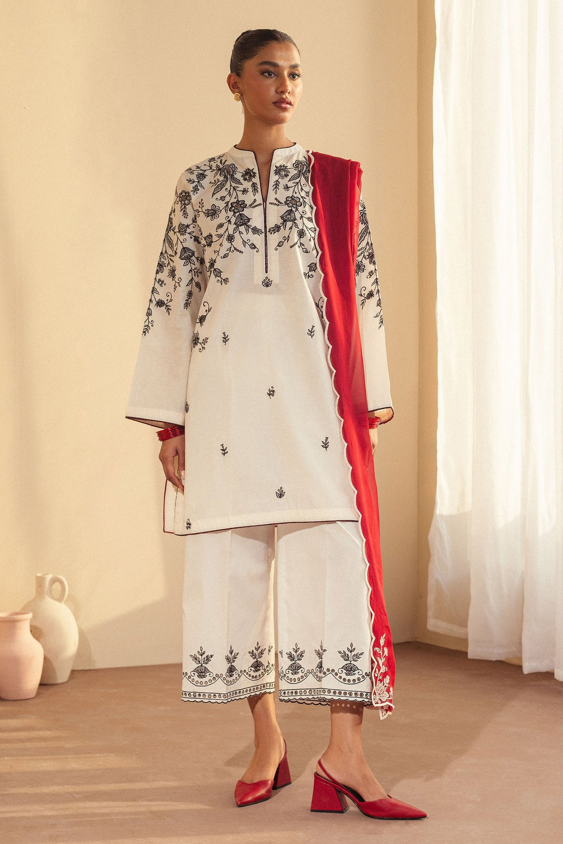 Zara Shahjahan | Pret Wear | CR25P0213 by Zara Shahjahan - Designer Dress - Type: Ladies Clothes - Available at Libayah - 100% Original