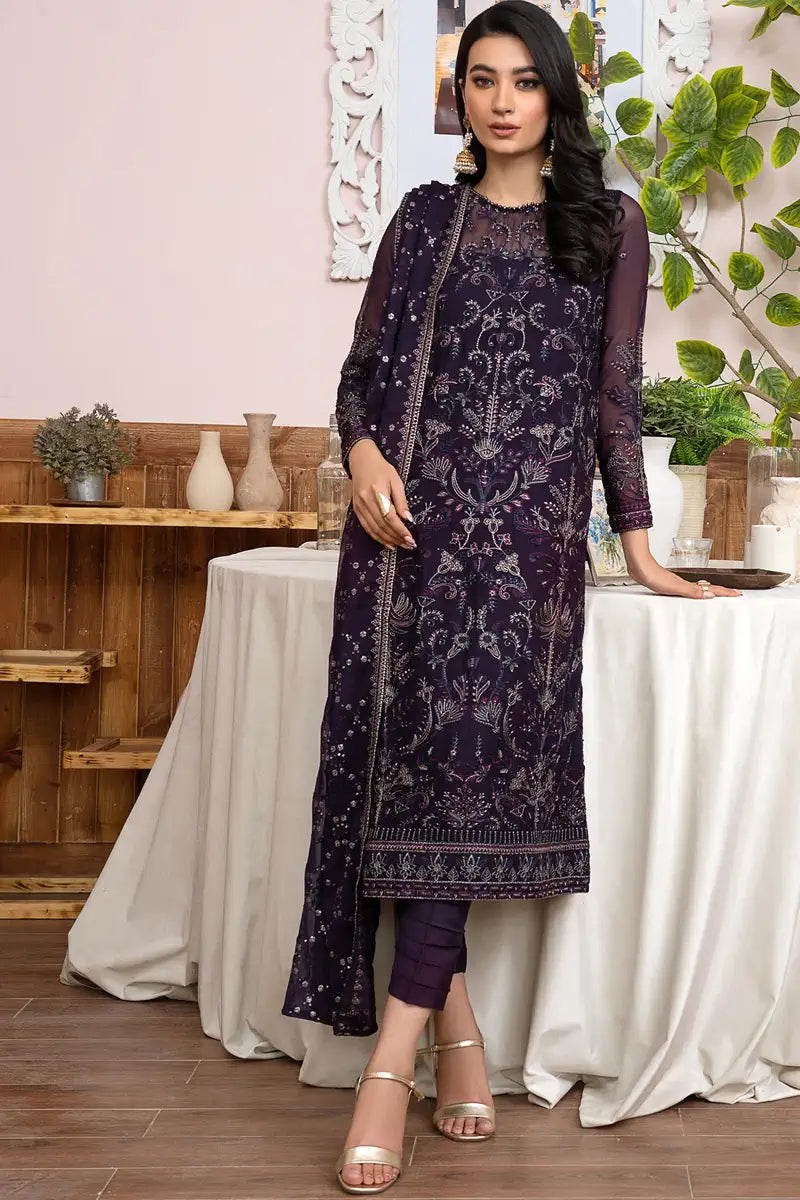 Zarif | Meeral Formals | ZLM 05 SCARLETT by Zarif - Designer Dress - Type: Ladies Clothes - Available at Libayah - 100% Original