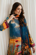 Zarif | Prints 24 |   ZGS 04 OCEAN by Zarif - Designer Dress - Type: Ladies Clothes - Available at Libayah - 100% Original