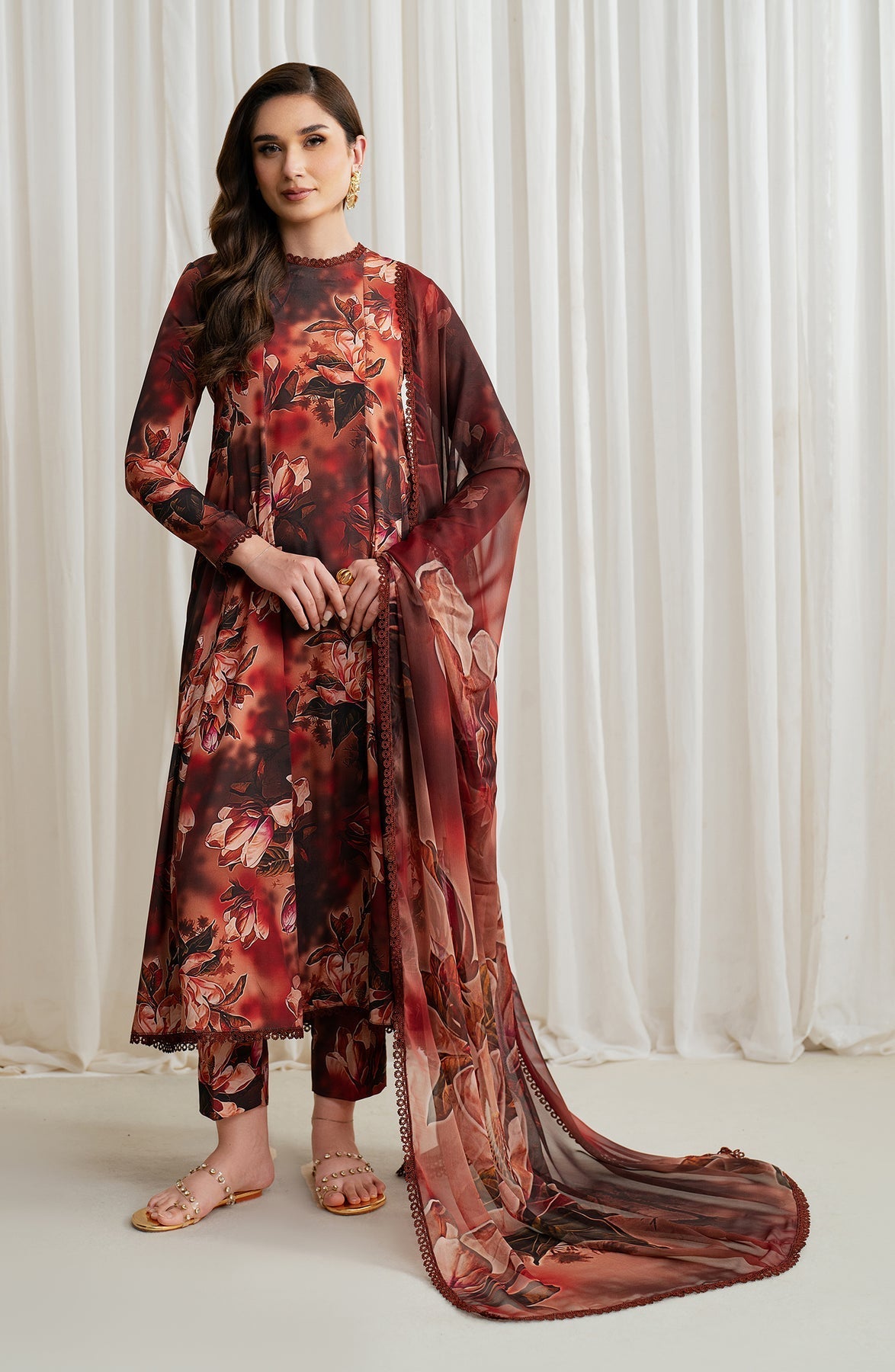 Zarif | Prints 24 |  ZGS 10 CLAIRE by Zarif - Designer Dress - Type: Ladies Clothes - Available at Libayah - 100% Original