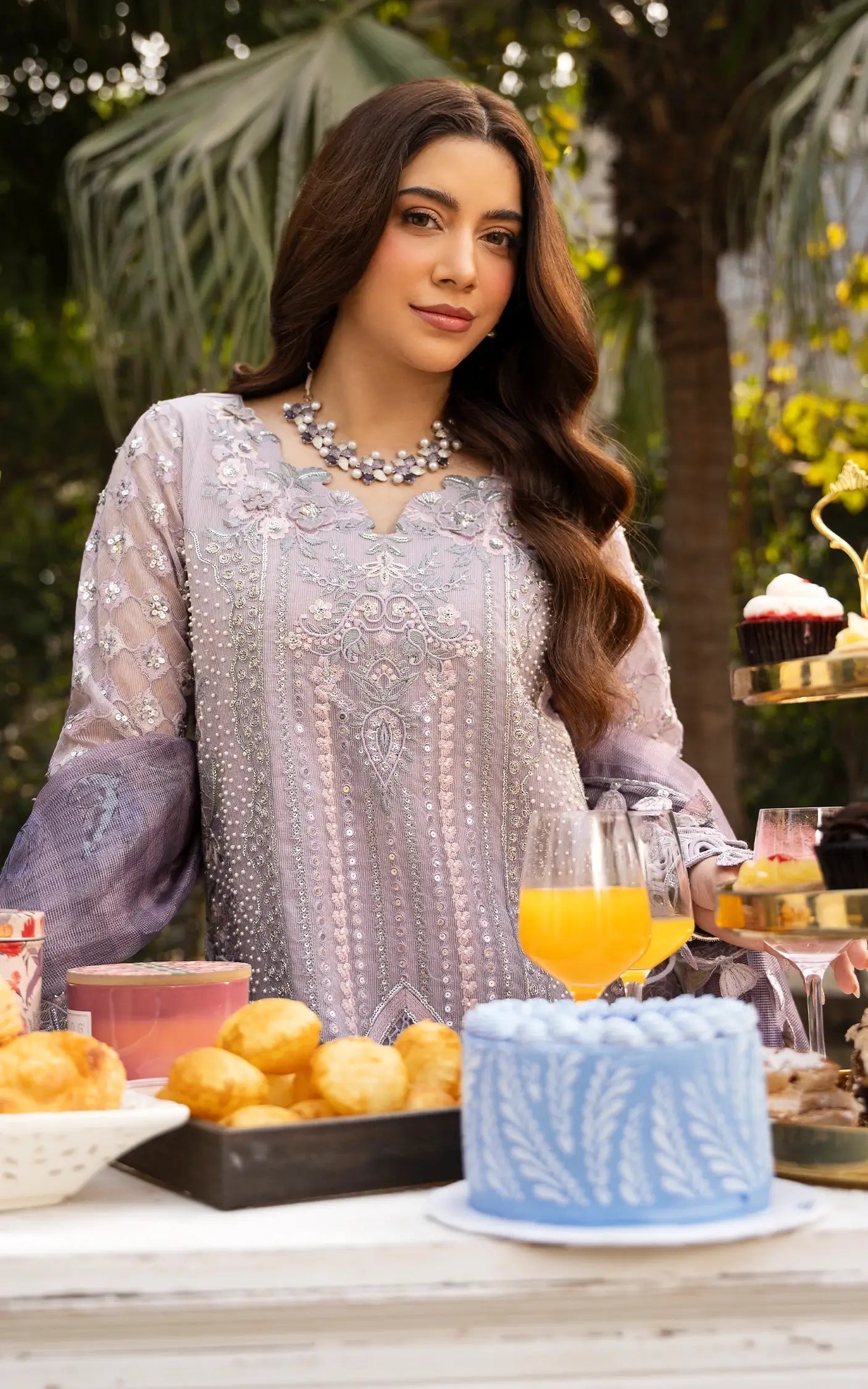 Asifa and Nabeel | Sunehri Eid 25 | Zarlish-(SEF25-02) by Asifa and Nabeel - Designer Dress - Type: Ladies Clothes - Available at Libayah - 100% Original