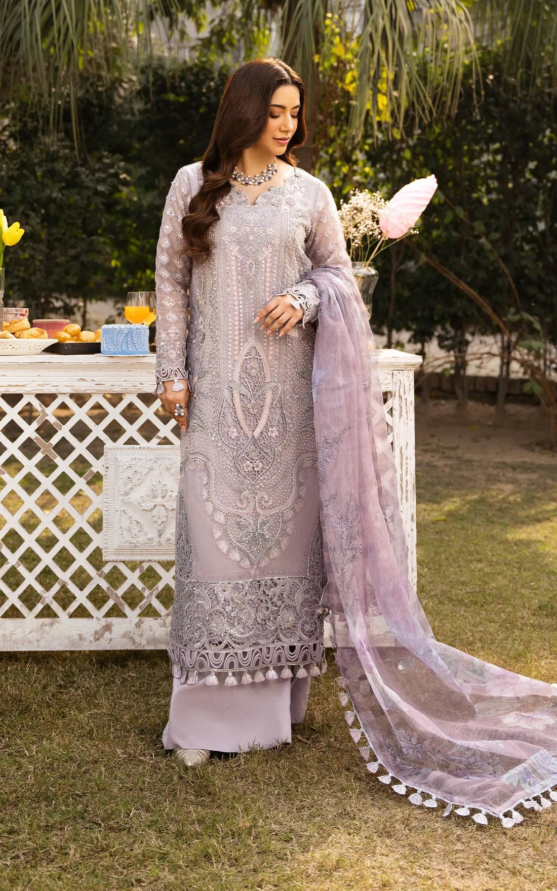 Asifa and Nabeel | Sunehri Eid 25 | Zarlish-(SEF25-02) by Asifa and Nabeel - Designer Dress - Type: Ladies Clothes - Available at Libayah - 100% Original