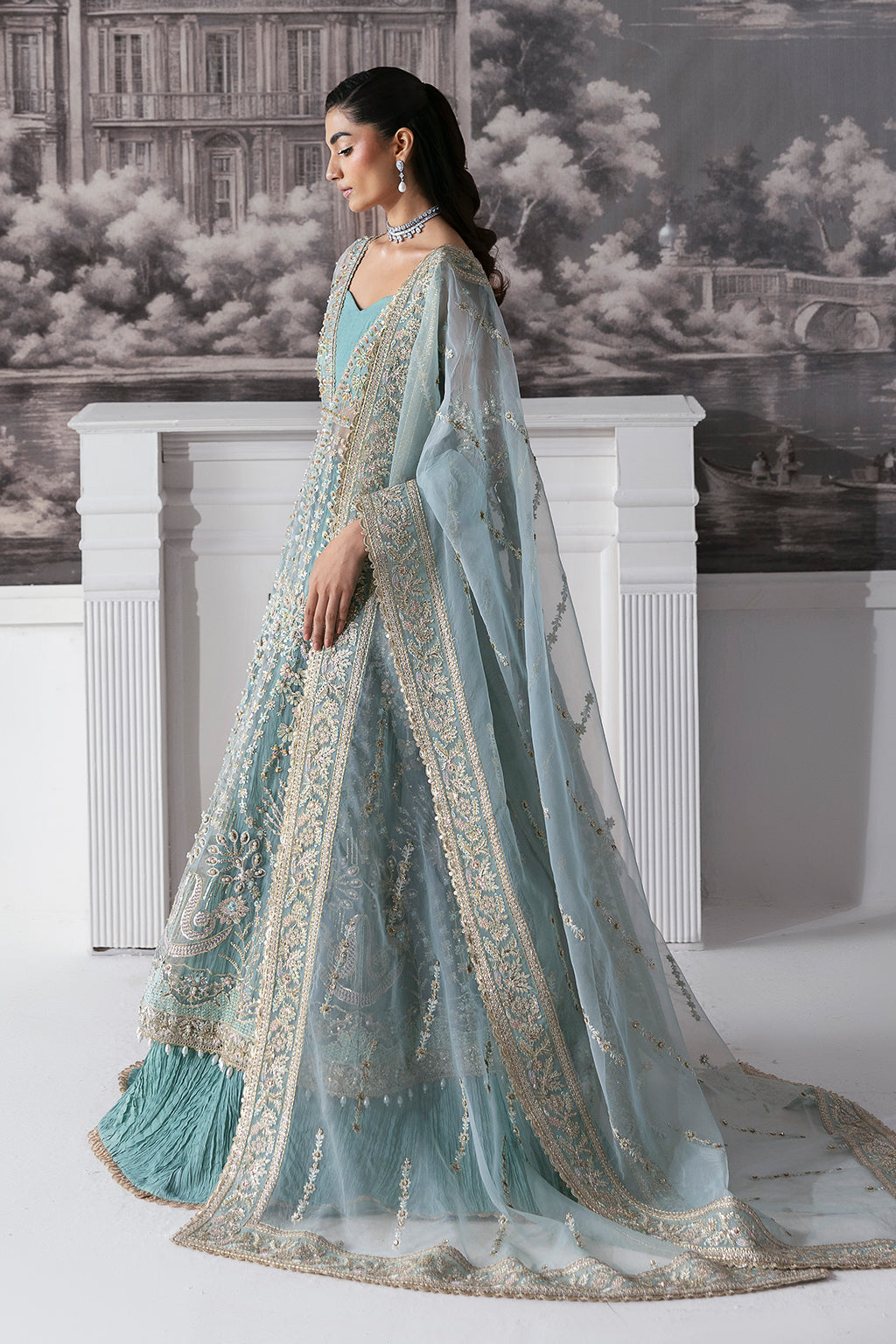 Zarposh | Seraphine Wedding Formals | Velour by Zarposh - Designer Dress - Type: Ladies Clothes - Available at Libayah - 100% Original