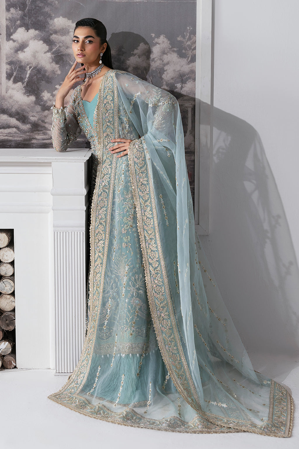 Zarposh | Seraphine Wedding Formals | Velour by Zarposh - Designer Dress - Type: Ladies Clothes - Available at Libayah - 100% Original