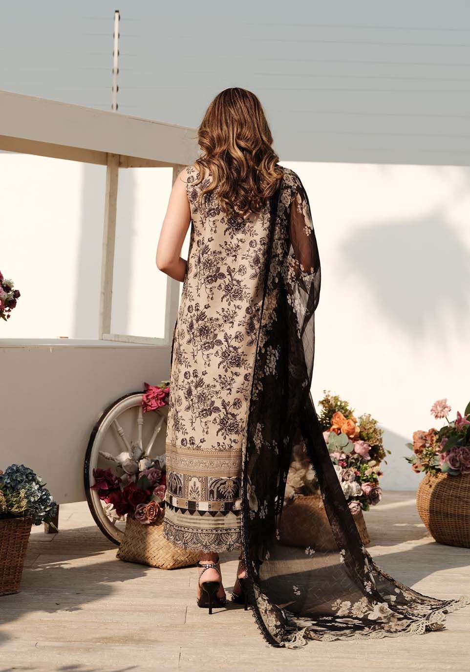 Zarqash | Luxe Lawn 24 | ZQ 1 by Zarqash - Designer Dress - Type: Ladies Clothes - Available at Libayah - 100% Original