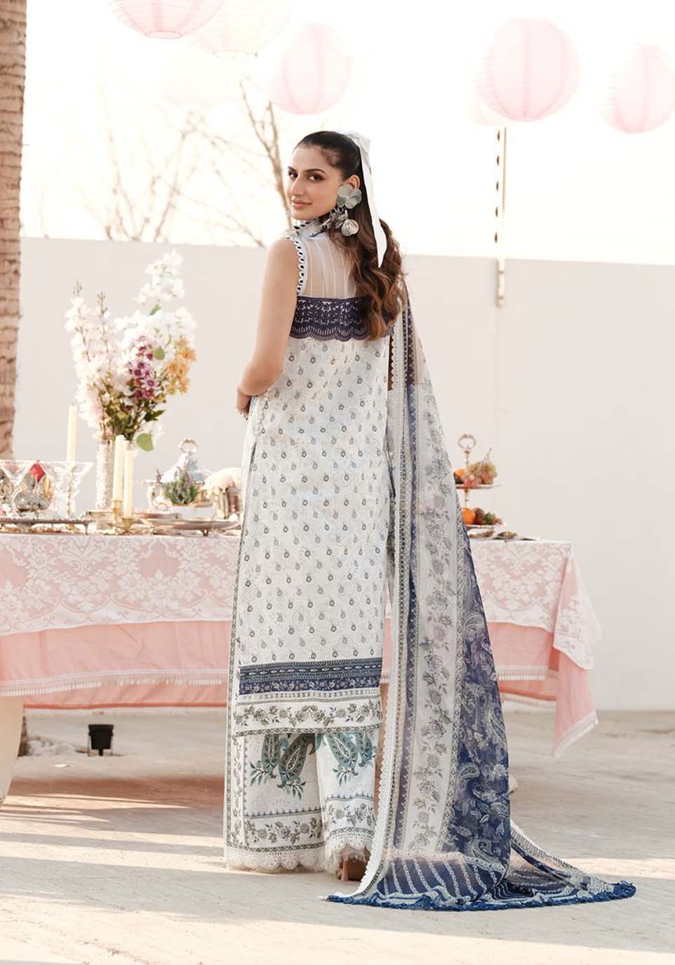 Zarqash | Luxe Lawn 24 | ZQ 10 by Zarqash - Designer Dress - Type: Ladies Clothes - Available at Libayah - 100% Original