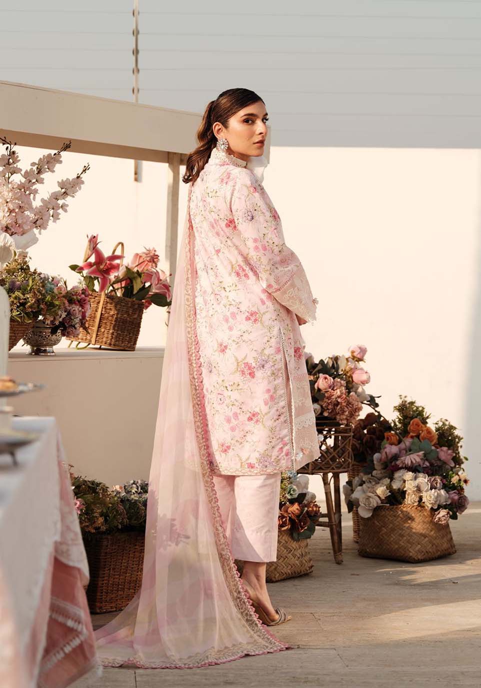 Zarqash | Luxe Lawn 24 | ZQ 12 by Zarqash - Designer Dress - Type: Ladies Clothes - Available at Libayah - 100% Original