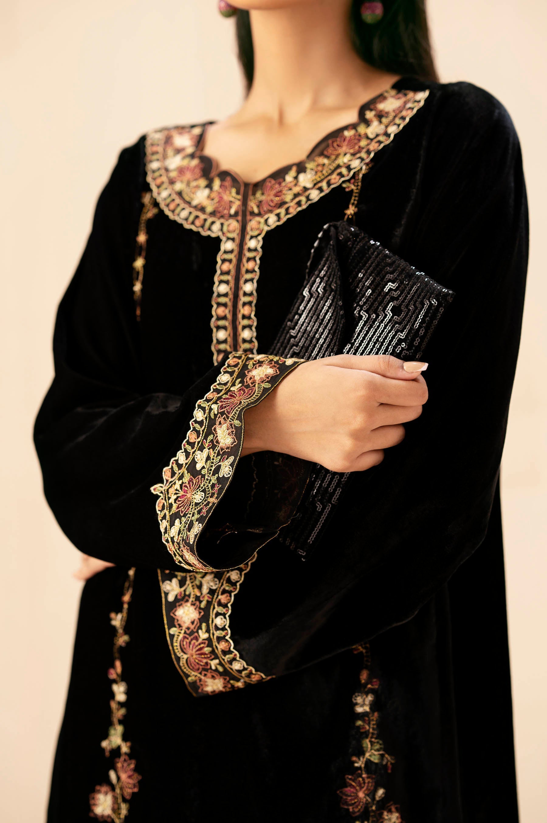 Zeen | Winter Collection | Velvet 08 by Zeen - Designer Dress - Type: Ladies Clothes - Available at Libayah - 100% Original
