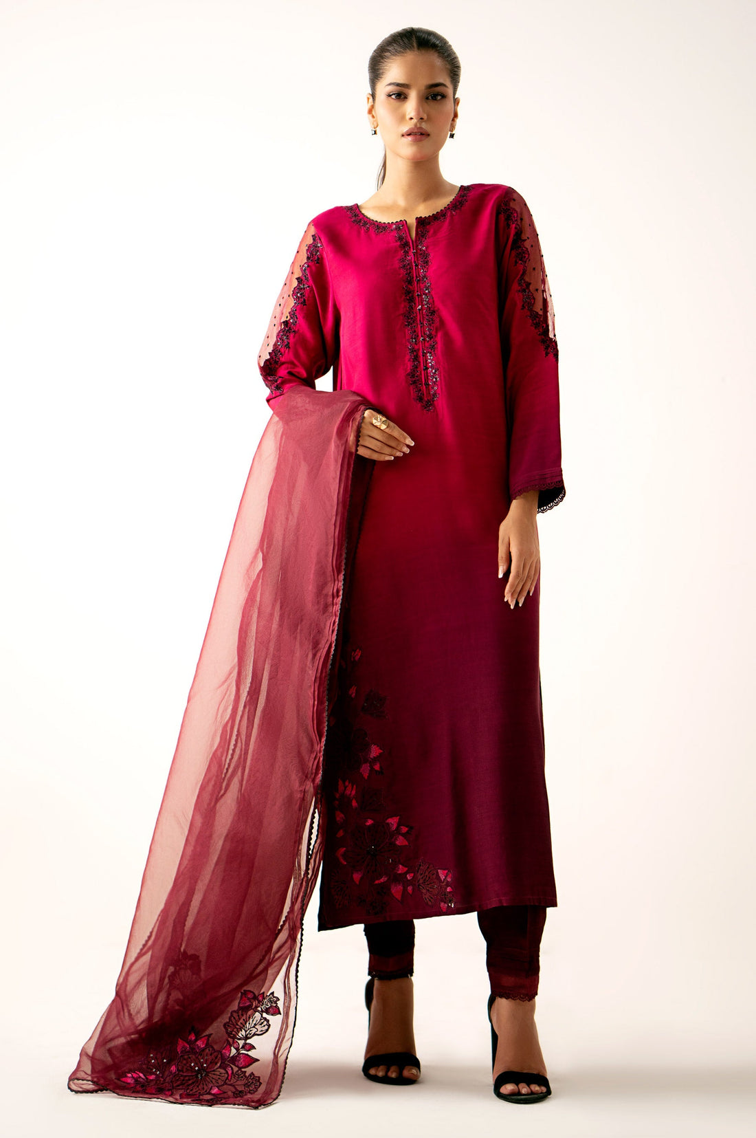 Zeen | Winter Collection | Raw Silk 15 by Zeen - Designer Dress - Type: Ladies Clothes - Available at Libayah - 100% Original