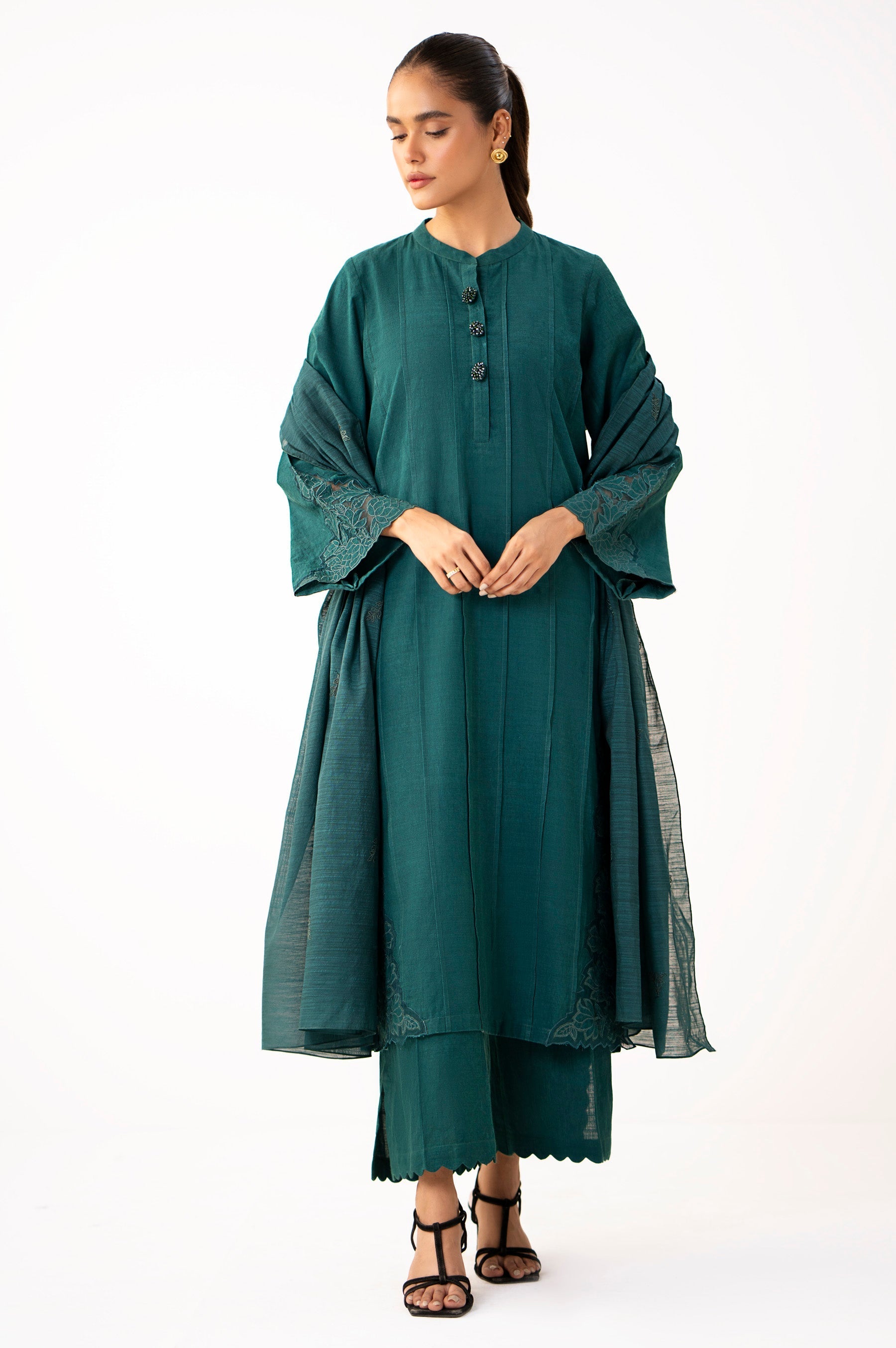 Zeen | Winter Collection | Slub 19 by Zeen - Designer Dress - Type: Ladies Clothes - Available at Libayah - 100% Original