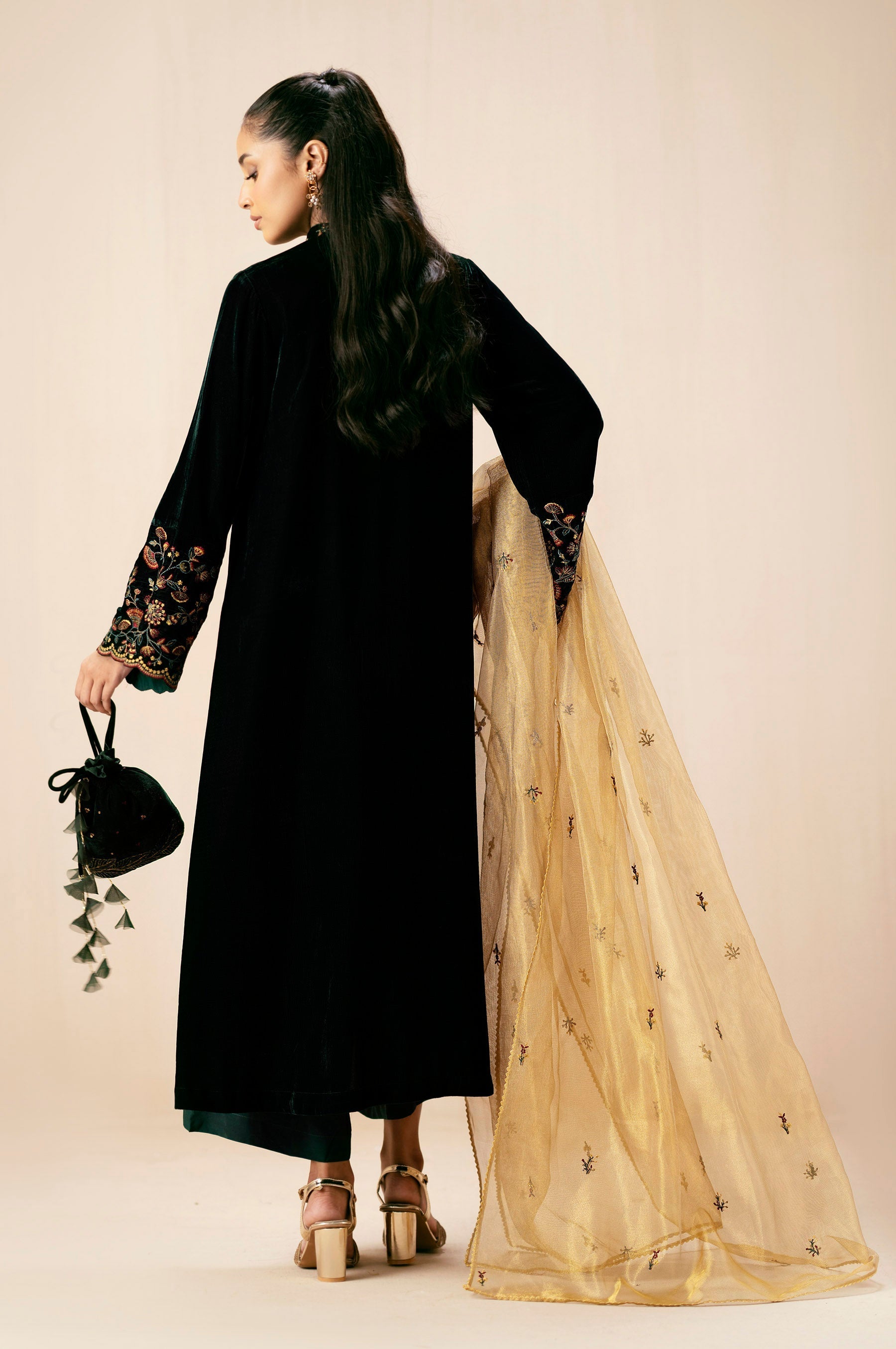 Zeen | Winter Collection | Velvet 14 by Zeen - Designer Dress - Type: Ladies Clothes - Available at Libayah - 100% Original