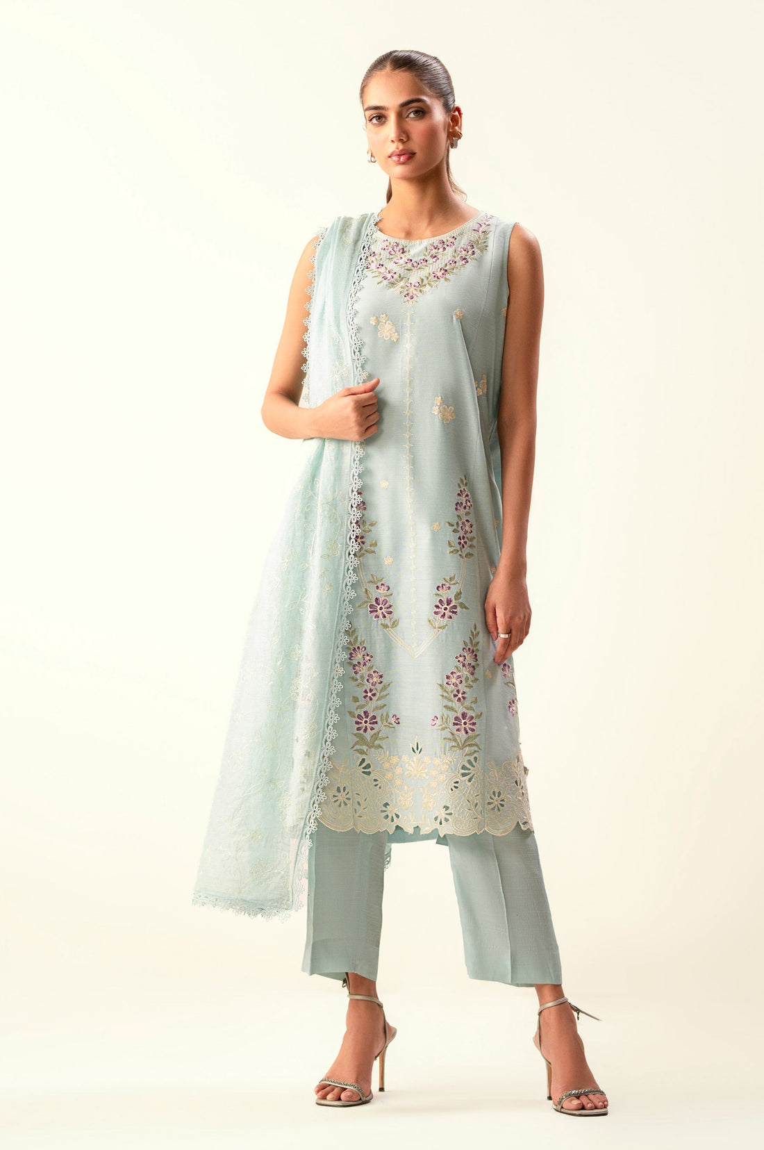 Zeen | Winter Collection | Cotton Net 36 by Zeen - Designer Dress - Type: Ladies Clothes - Available at Libayah - 100% Original