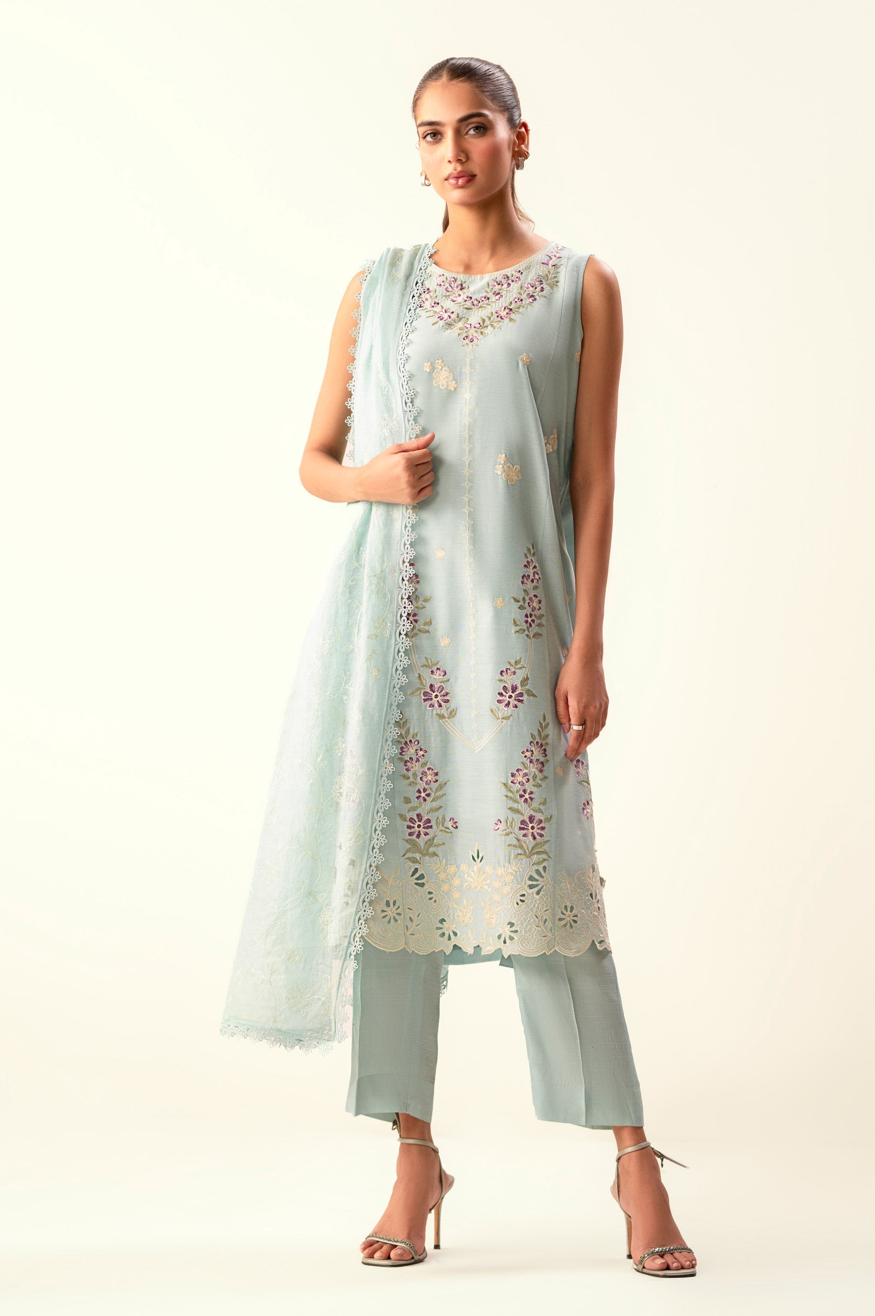 Zeen | Winter Collection | Cotton Net 36 by Zeen - Designer Dress - Type: Ladies Clothes - Available at Libayah - 100% Original