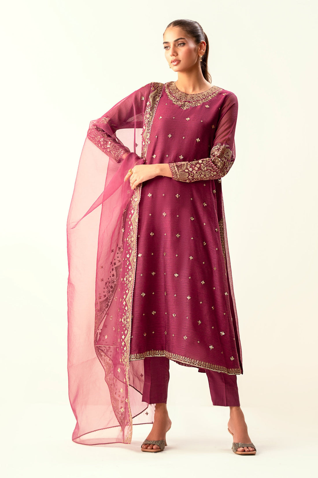 Zeen | Winter Collection | Khaddi Net 38 by Zeen - Designer Dress - Type: Ladies Clothes - Available at Libayah - 100% Original