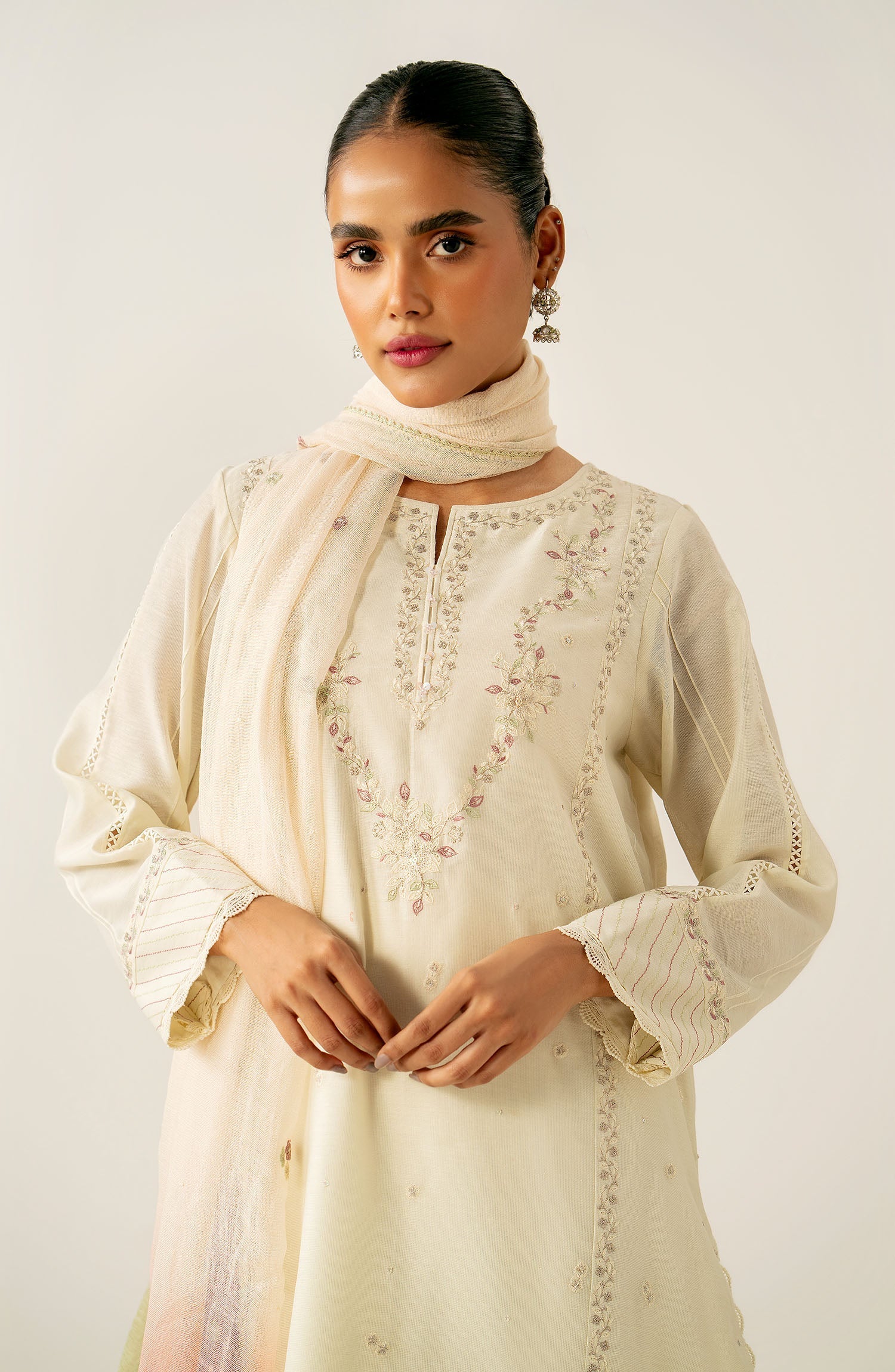 Zeen | Winter Collection | Cotton Net 31 by Zeen - Designer Dress - Type: Ladies Clothes - Available at Libayah - 100% Original