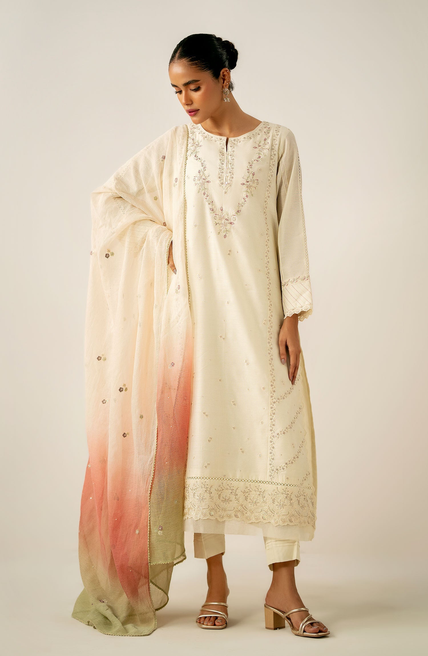 Zeen | Winter Collection | Cotton Net 31 by Zeen - Designer Dress - Type: Ladies Clothes - Available at Libayah - 100% Original