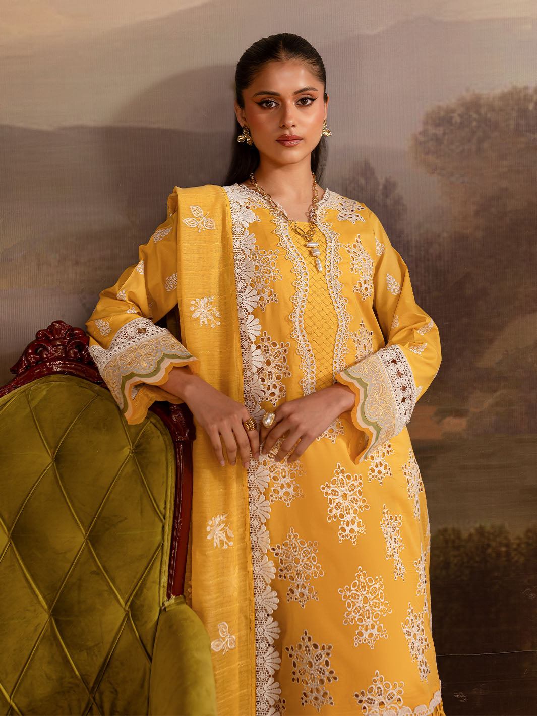 Mahnur | Twilight Luxury Lawn 25 | ZENIA by Mahnur - Designer Dress - Type: Ladies Clothes - Available at Libayah - 100% Original