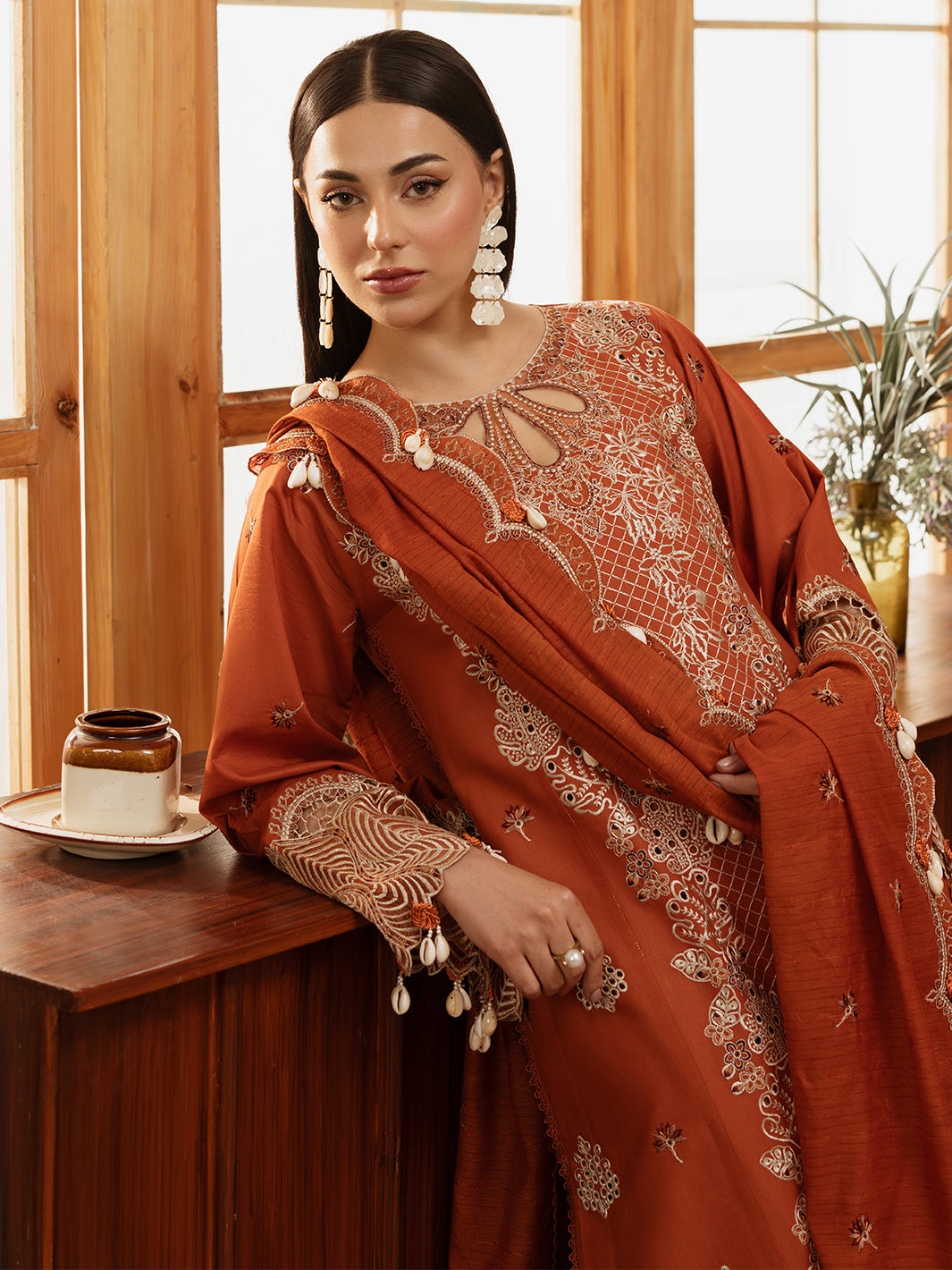 Mahnur | Florence Luxury Lawn 25 | ZIMAL by Mahnur - Designer Dress - Type: Ladies Clothes - Available at Libayah - 100% Original