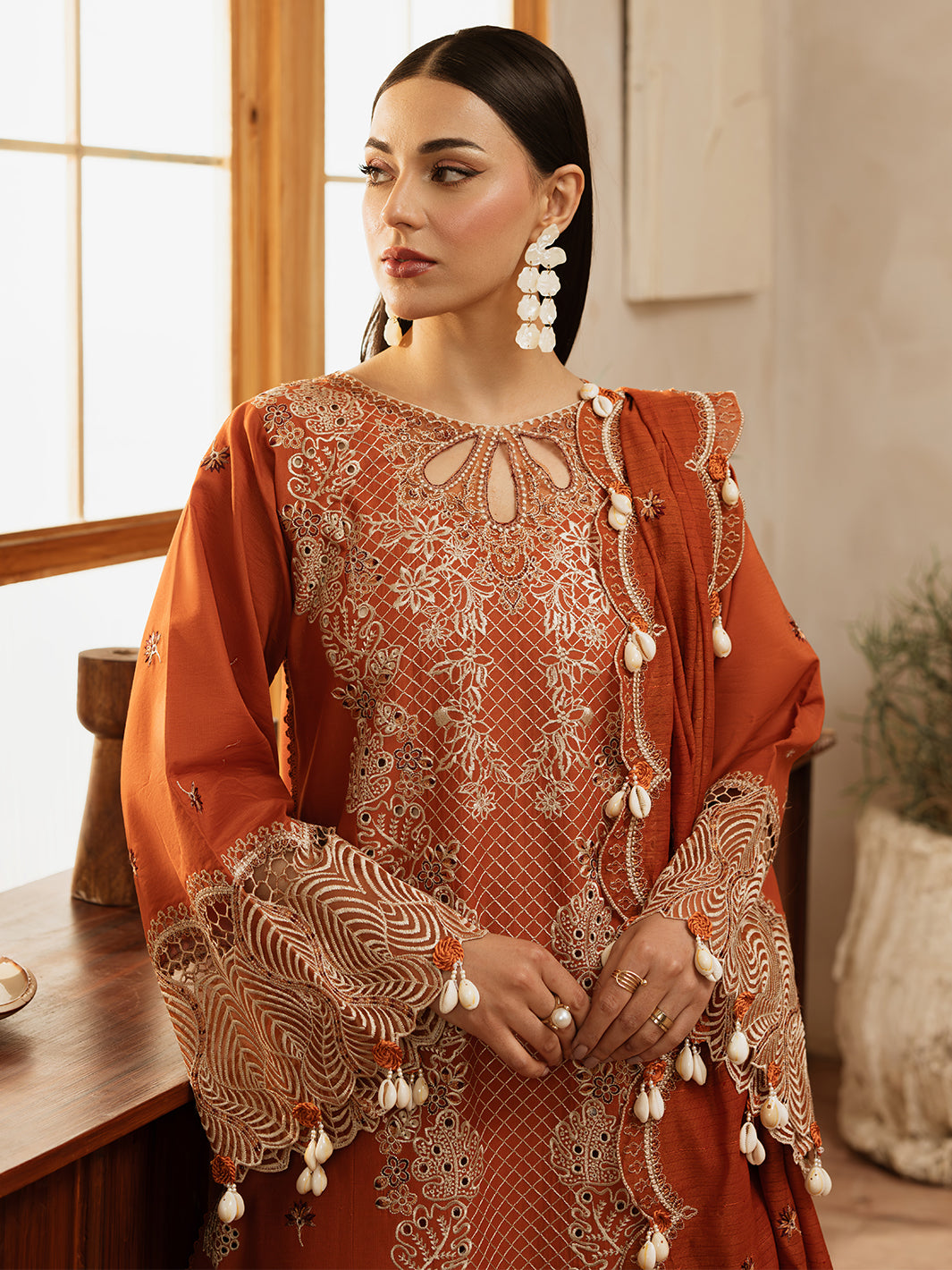 Mahnur | Florence Luxury Lawn 25 | ZIMAL by Mahnur - Designer Dress - Type: Ladies Clothes - Available at Libayah - 100% Original