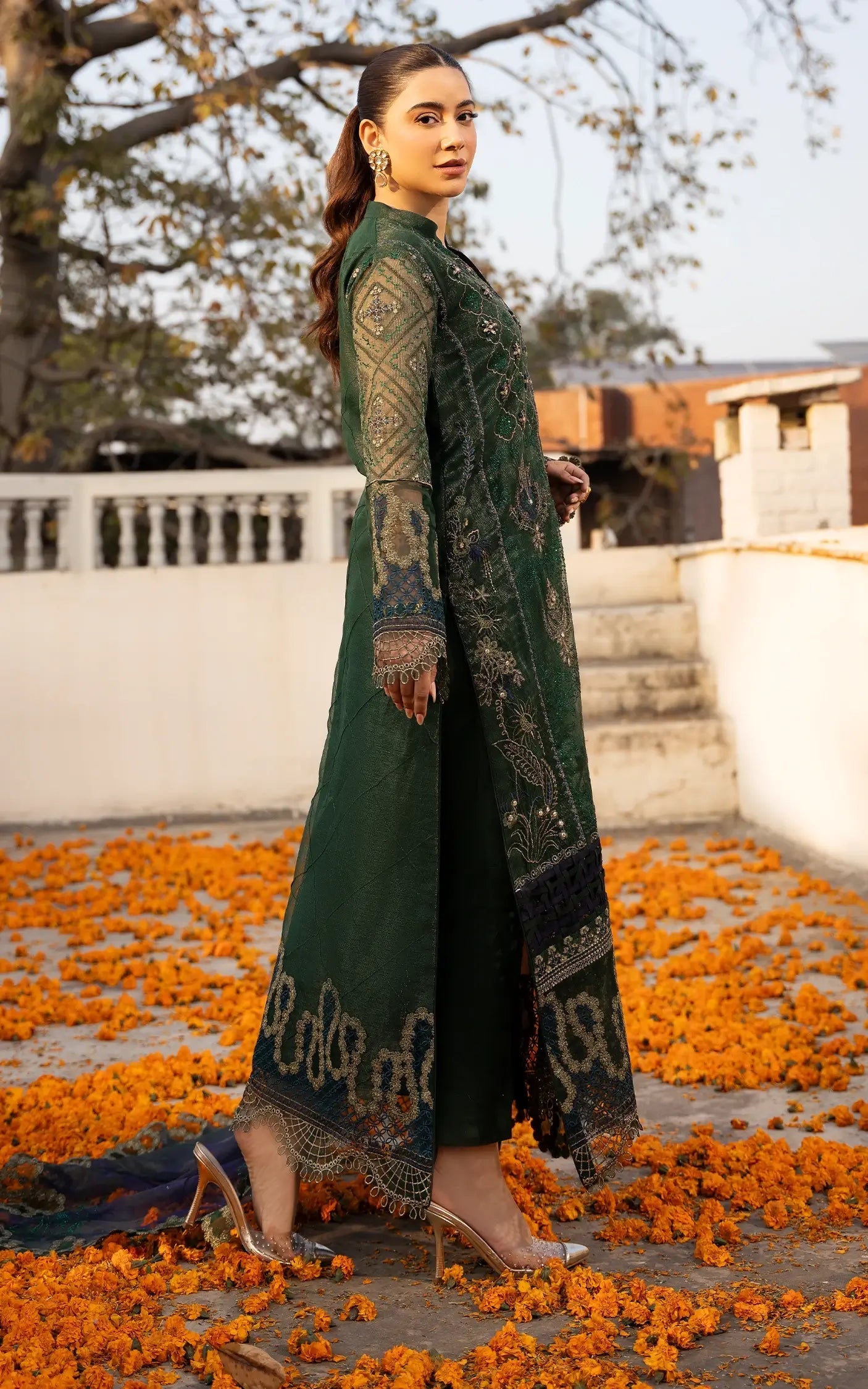 Asifa and Nabeel | Sunehri Eid 25 | Zohra-(SEF25-04) by Asifa and Nabeel - Designer Dress - Type: Ladies Clothes - Available at Libayah - 100% Original