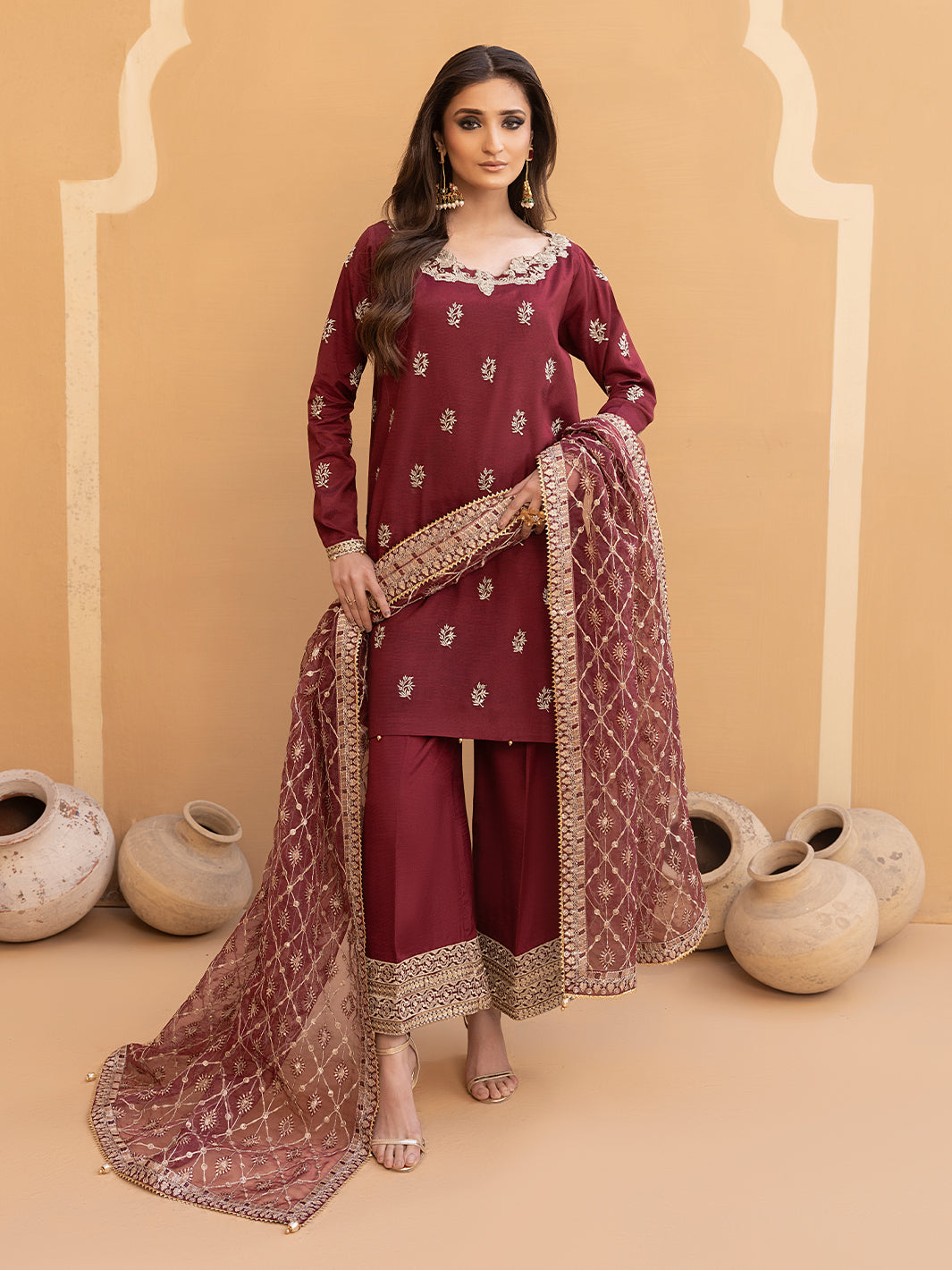 Hem Stitch | Raw Silk Edit 25 | Zurina by Hemstitch - Designer Dress - Type: Ladies Clothes - Available at Libayah - 100% Original