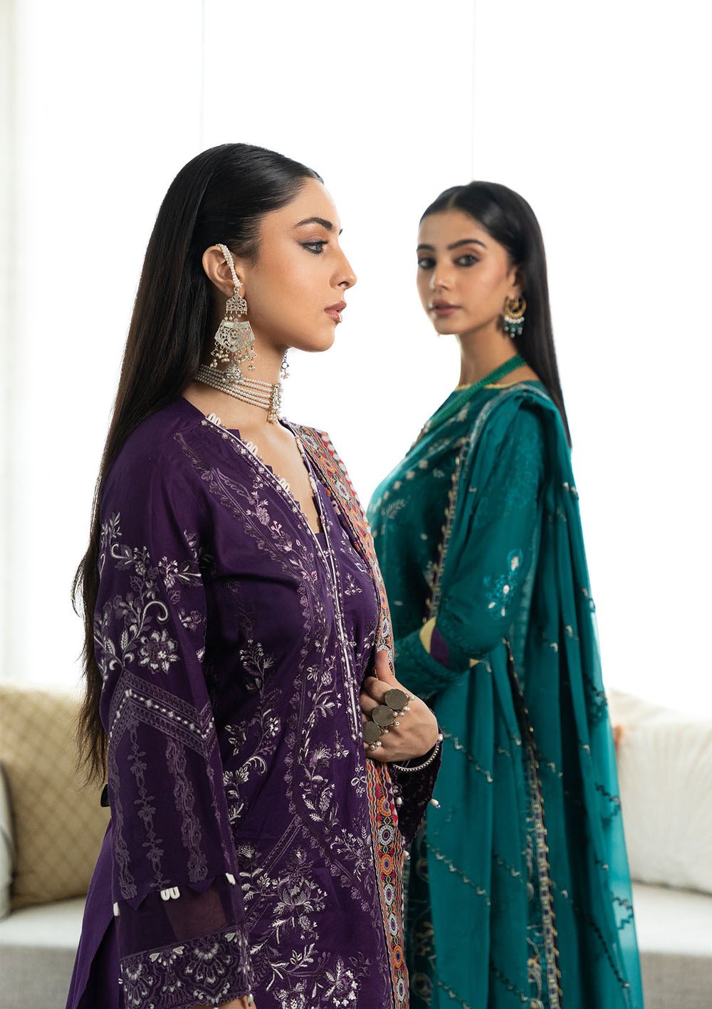 Aik Atelier | Samah Lawn 24 | LOOK 03 by Aik Atelier - Designer Dress - Type: Ladies Clothes - Available at Libayah - 100% Original