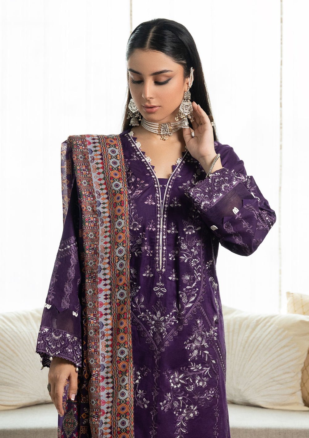 Aik Atelier | Samah Lawn 24 | LOOK 03 by Aik Atelier - Designer Dress - Type: Ladies Clothes - Available at Libayah - 100% Original