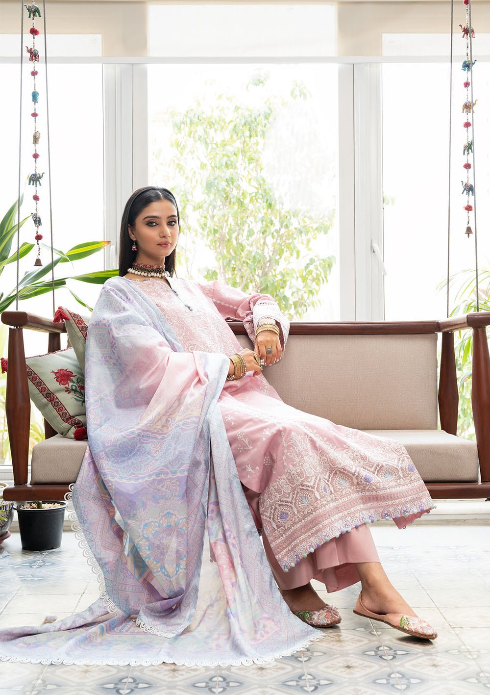 Aik Atelier | Samah Lawn 24 | LOOK 06 by Aik Atelier - Designer Dress - Type: Ladies Clothes - Available at Libayah - 100% Original