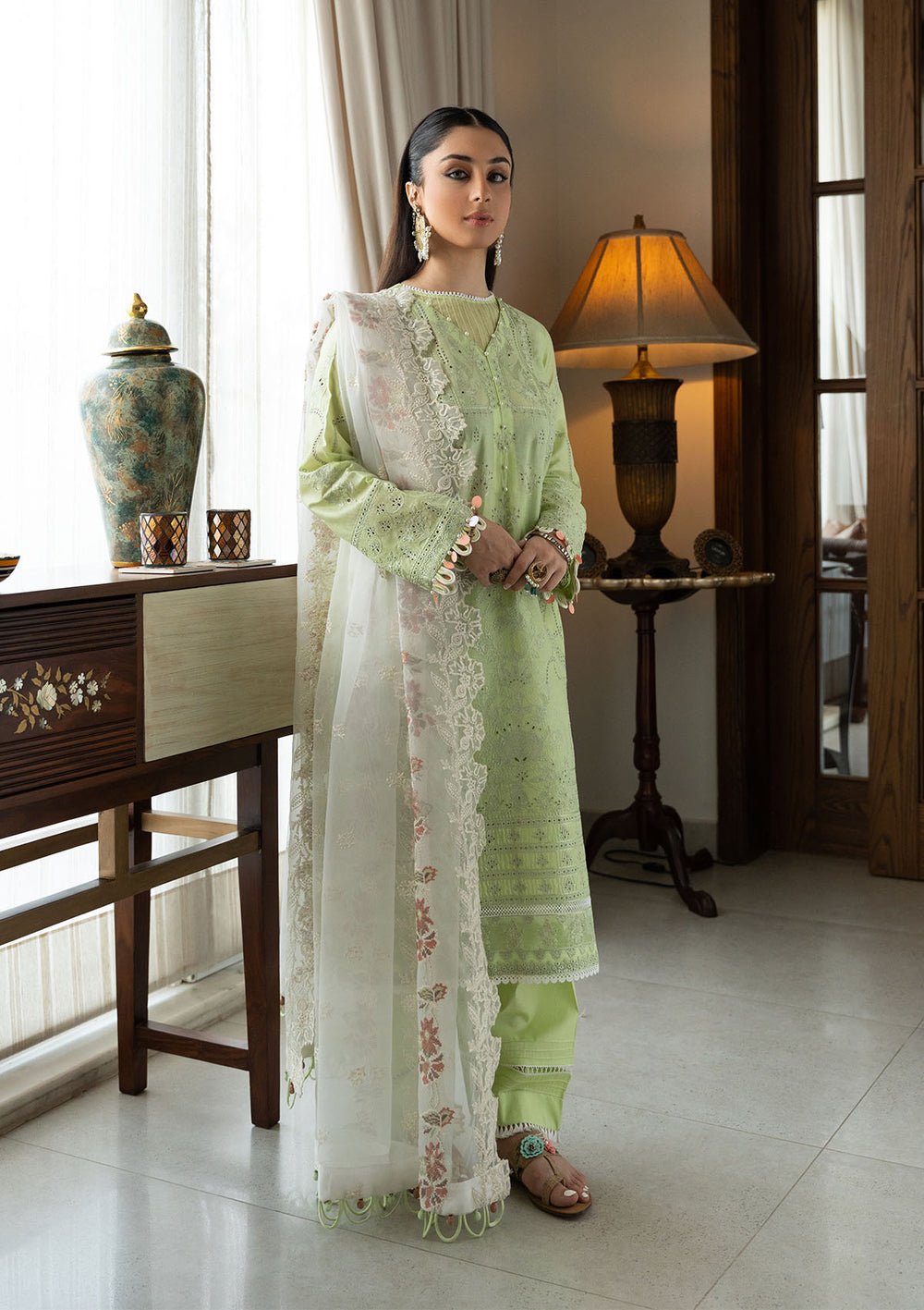Aik Atelier | Samah Lawn 24 | LOOK 07 by Aik Atelier - Designer Dress - Type: Ladies Clothes - Available at Libayah - 100% Original