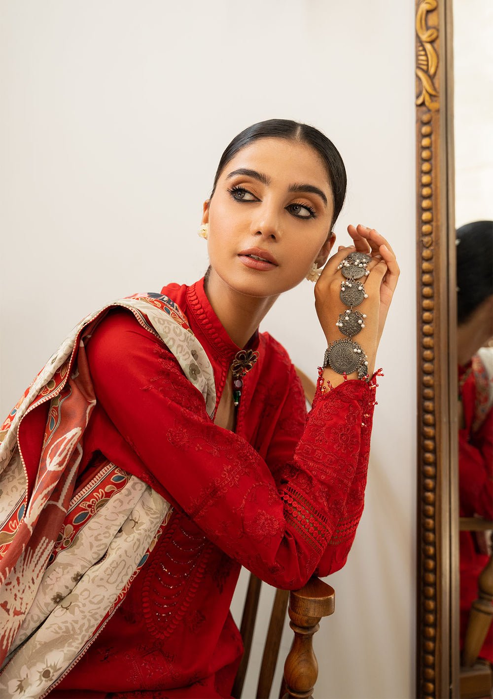 Aik Atelier | Samah Lawn 24 | LOOK 08 by Aik Atelier - Designer Dress - Type: Ladies Clothes - Available at Libayah - 100% Original