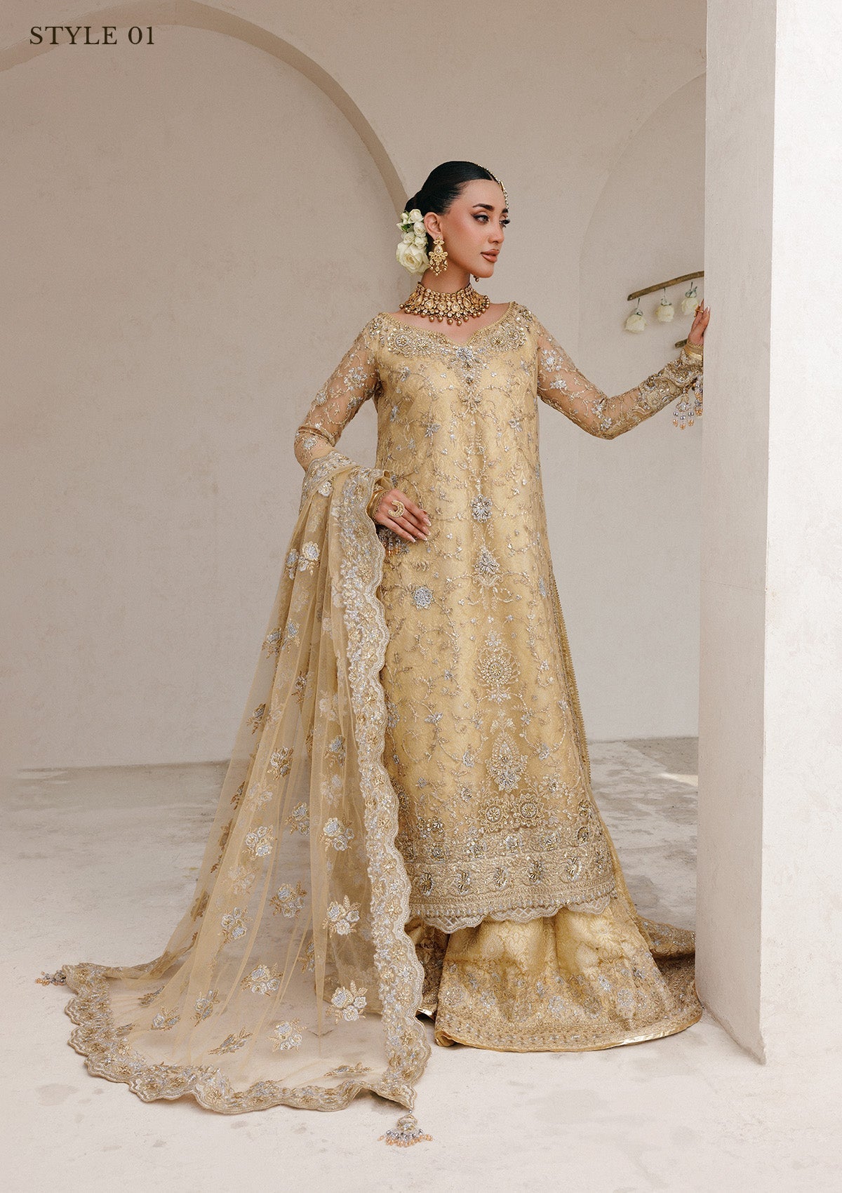 Aik Atelier | Wedding Festive 25 | WEDDING FESTIVE '25 VOL. 2 - LOOK 06 by Aik Atelier - Designer Dress  - Type : Ladies Clothes - Available at Libayah - 100% Original 