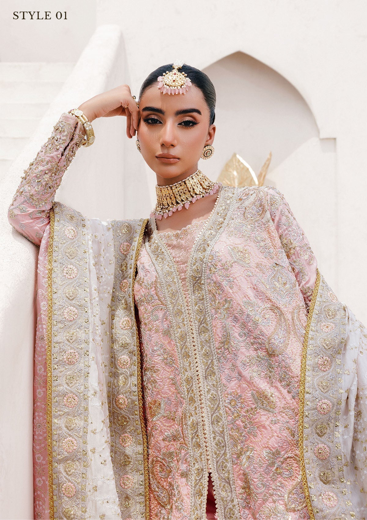 Aik Atelier | Wedding Festive 25 | WEDDING FESTIVE '25 VOL. 2 - LOOK 07 by Aik Atelier - Designer Dress  - Type : Ladies Clothes - Available at Libayah - 100% Original 