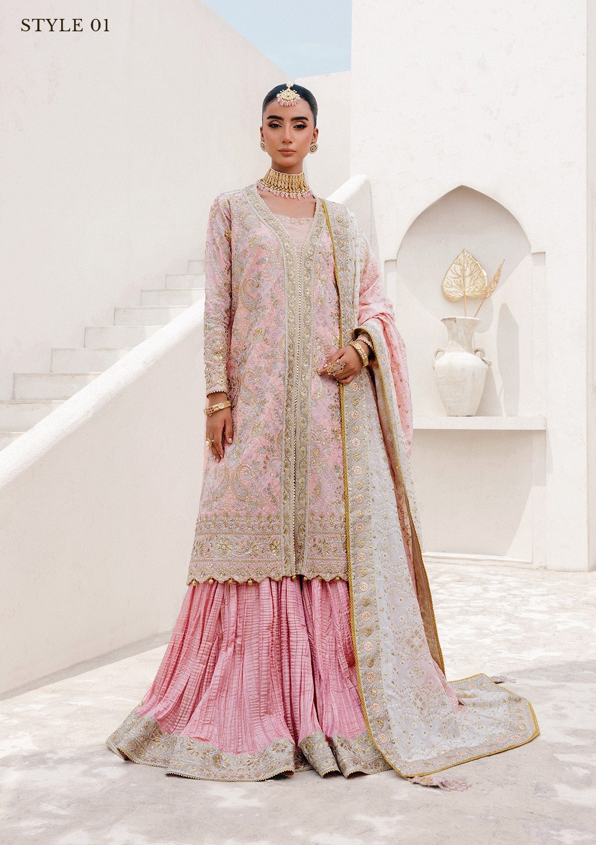 Aik Atelier | Wedding Festive 25 | WEDDING FESTIVE '25 VOL. 2 - LOOK 07 by Aik Atelier - Designer Dress  - Type : Ladies Clothes - Available at Libayah - 100% Original 