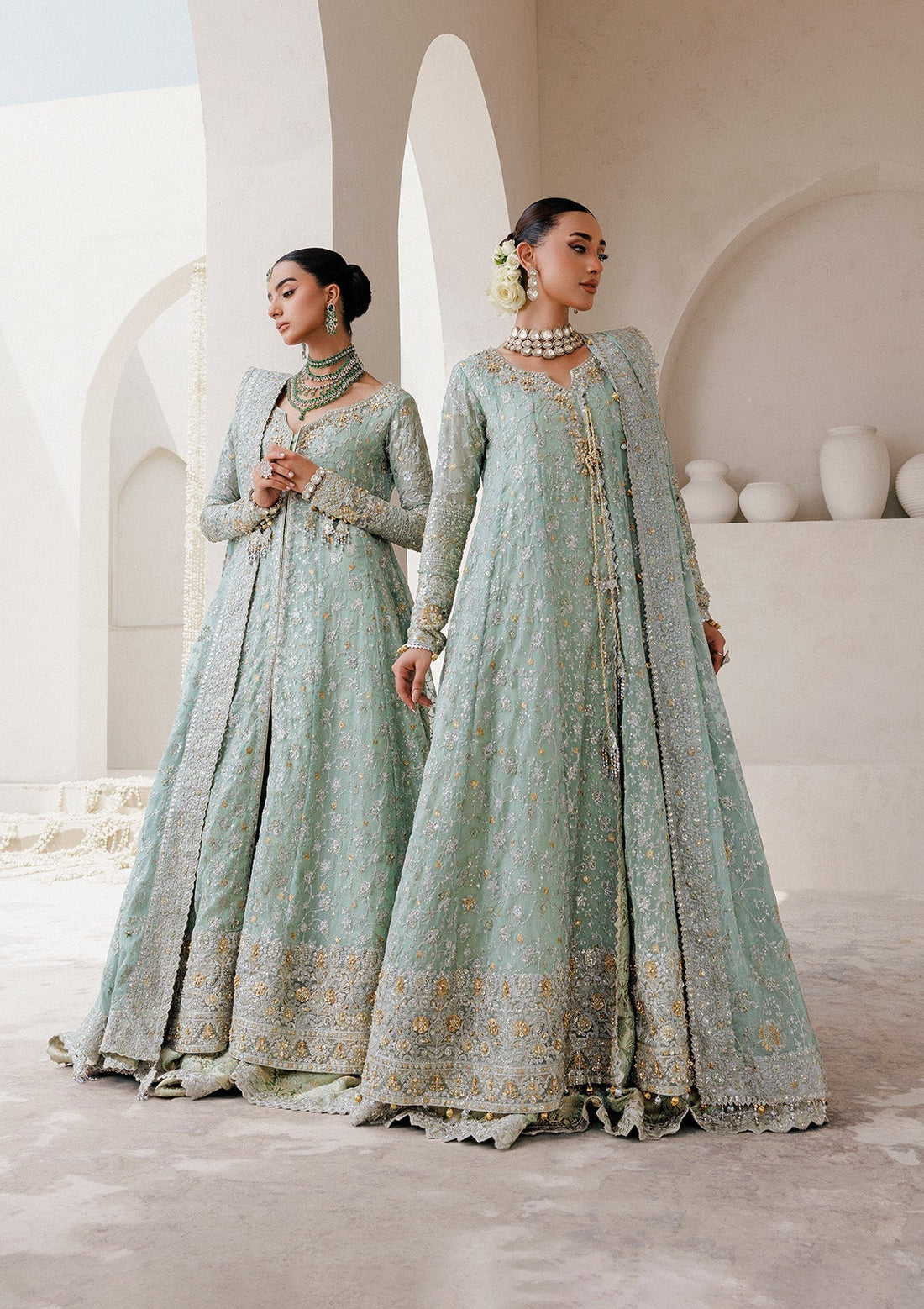 Aik Atelier | Wedding Festive 25 | WEDDING FESTIVE '25 VOL. 2 - LOOK 08 by Aik Atelier - Designer Dress  - Type : Ladies Clothes - Available at Libayah - 100% Original 
