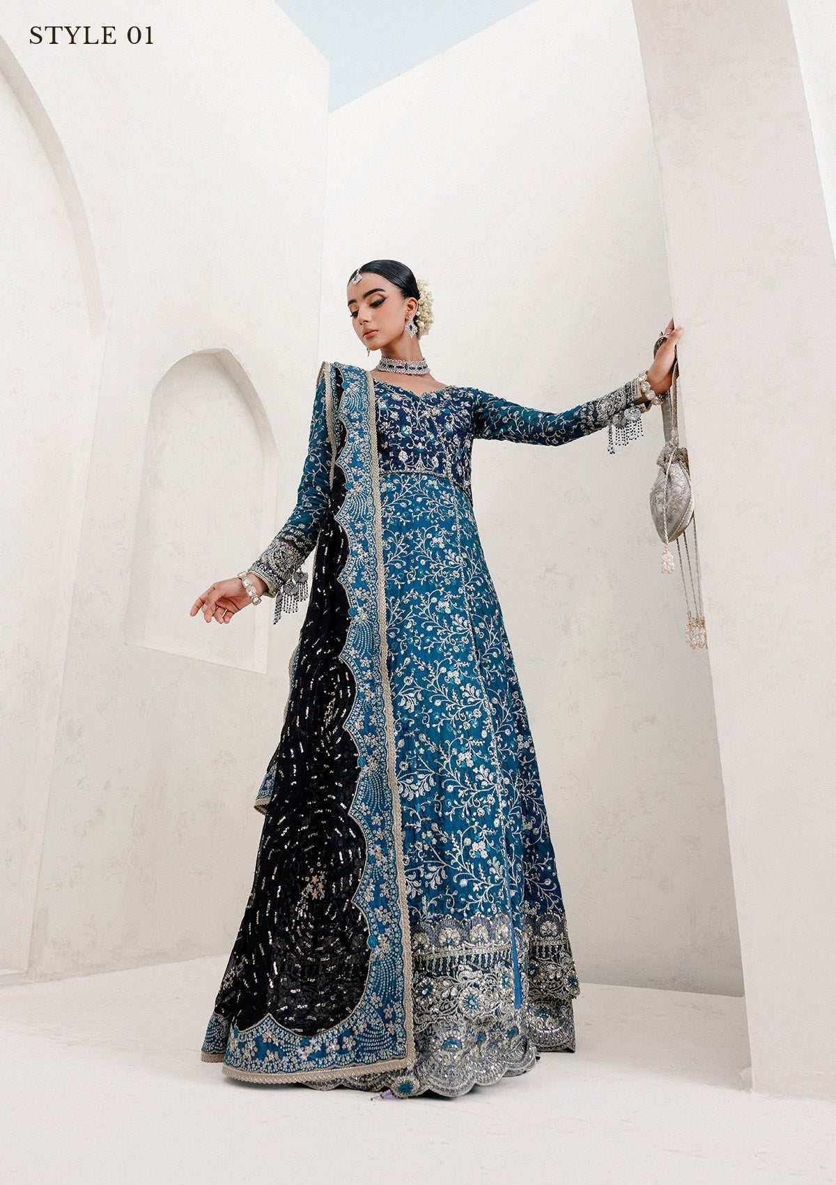 Aik Atelier | Wedding Festive 25 | WEDDING FESTIVE '25 VOL. 2 - LOOK 09 by Aik Atelier - Designer Dress  - Type : Ladies Clothes - Available at Libayah - 100% Original 
