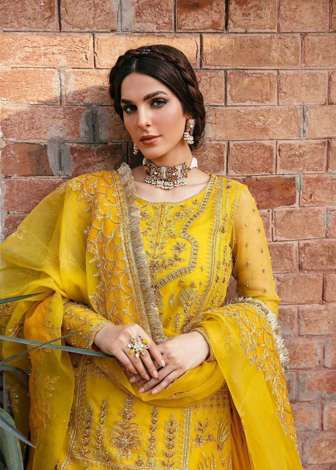 Akbar Aslam | Wedding Formals | CAILIN by Akbar Aslam - Designer Dress - Type: Ladies Clothes - Available at Libayah - 100% Original